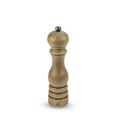 Moulin à sel manuel en bois de hêtre finition antiquaire 22 cm Paris Antique PEUGEOT
