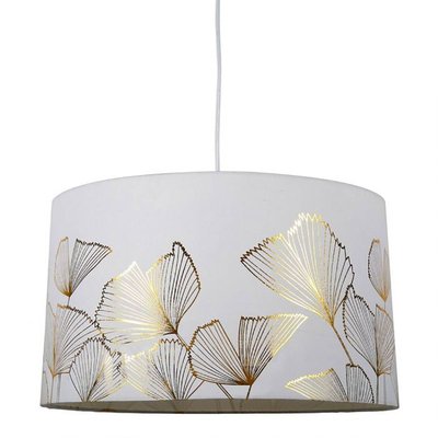 Suspension Cylindrique Ginkgo  Doré D40 DECORATIE