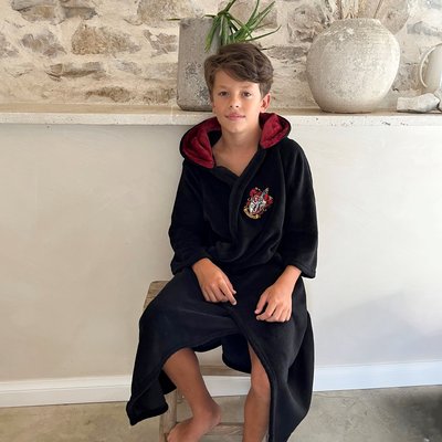 Robe De Chambre Brodée À Capuche, School HARRY POTTER
