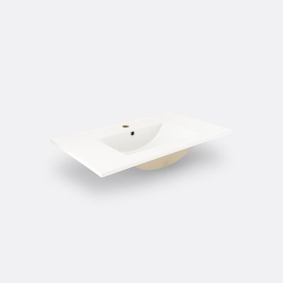 Plan vasque en céramique L80 cm, Jaly LA REDOUTE INTERIEURS