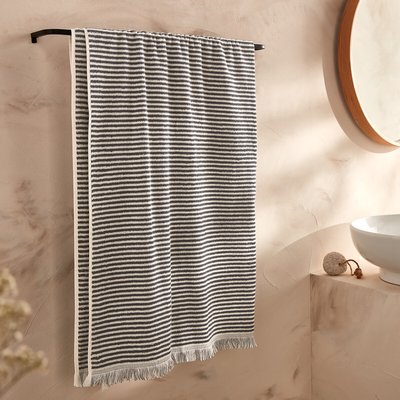 Malo Stripe 100% Cotton Terry Bath Sheet LA REDOUTE INTERIEURS