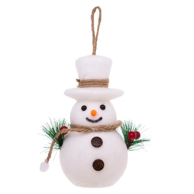 Bonhomme de neige boule de sapin de noel EDEN