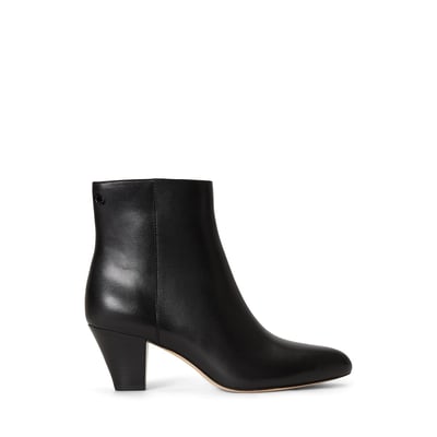 Emersyn Heeled Leather Ankle Boots LAUREN RALPH LAUREN