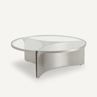 Gira Small Glass and Metal Coffee Table AM.PM