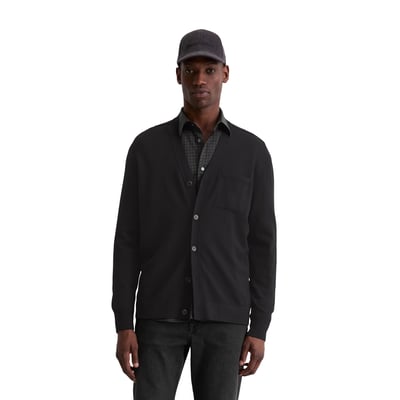 Veste en tricot regular en laine mérinos douce MARC O'POLO