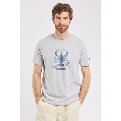 T-shirt col rond sérigraphie en coton léger ARMOR-LUX