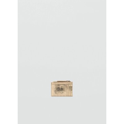 Porte-monnaie cuir métallisé MANGO TEEN