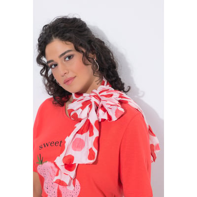 Écharpe effet froissé, motif à pois ULLA POPKEN