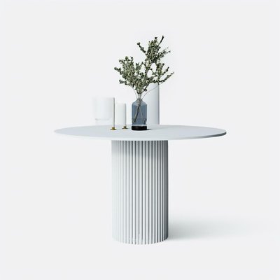 Стол овальный обеденный с металлическим подстольем на 5 персон SO'HOME
