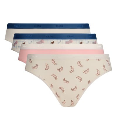 Lot de 4 culottes POCKETS COTON DIM