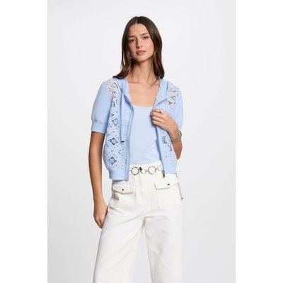 Gilet manches courtes capuche MORGAN