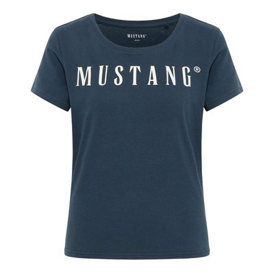 T-shirt coton col rond large slim ALMA MUSTANG