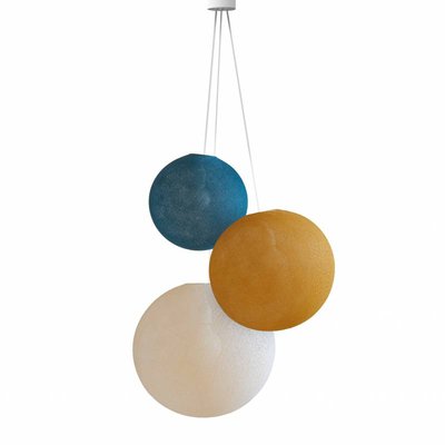 Suspension 3 globes LA CASE DE COUSIN PAUL
