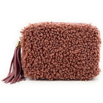 Sac trotteur en poils synthétiques et cuir SEVILLE PILOU OH MY BAG
