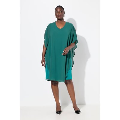 Robe en mousseline, multicouche, col V ULLA POPKEN