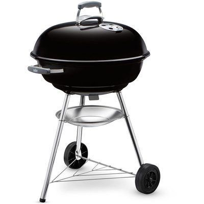 Barbecue charbon Compact Kettle 57 cm noir WEBER