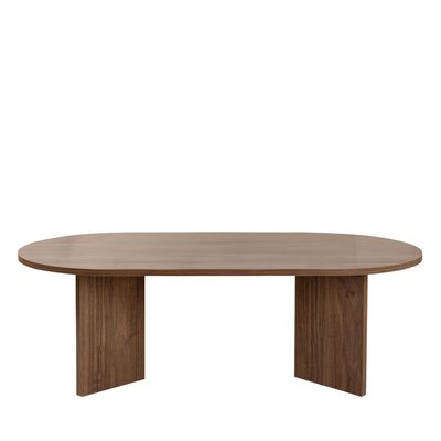 Table basse ovale en bois 119x60cm- SAM DRAWER