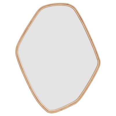 Miroir organique en rotin 76,5x53 cm - TSERI RENDEZ-VOUS DÉCO