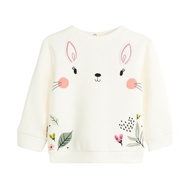 Ensemble sweat et pantalon avec headband bébé  en molleton HAPPY BUNNY PETIT BEGUIN
