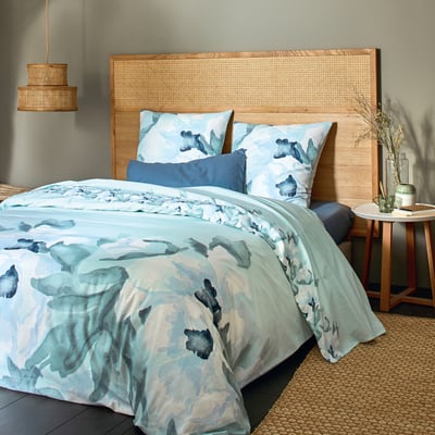 Parure imprimée housse de couette + taie(s) en coton, Estrella C DESIGN HOME TEXTILE