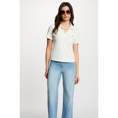 Tshirt manches courtes col polo MORGAN