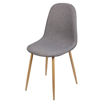 Chaise Scandinave Tissu Oslo Gris Foncé DECORATIE