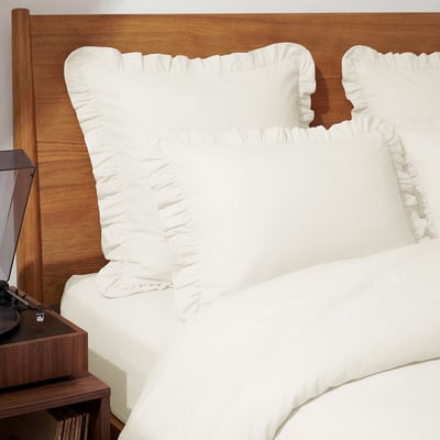 Parure housse de couette avec 2 taies 50x70 cm SOFT PERCALE LILY SENSEI MAISON