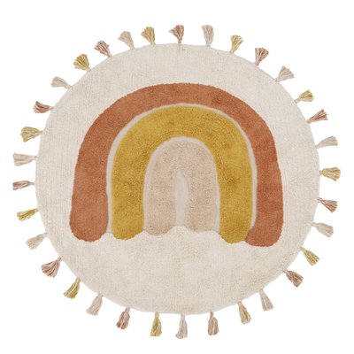 Tapis enfant coton lavable arc en ciel RAINBOW NATTIOT