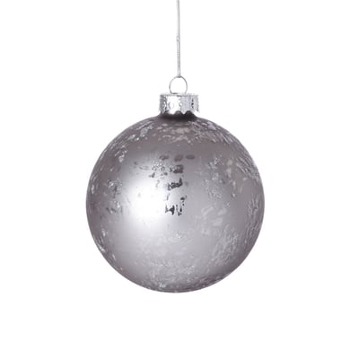 Boule de noël décorative en verre D8 SIA DECO