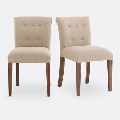 Set van 2 stoelen met gecapitonneerde rugleuning, Adélia SO'HOME