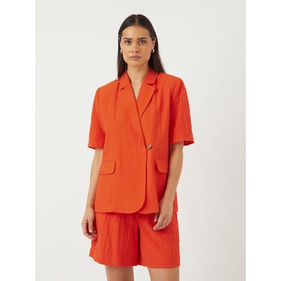 Veste Blazer Femme Corail OBR - Taille S - Ensemble Combinaison Petit Tailleur - Occasion Très Bon État