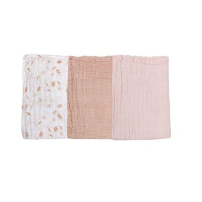 Lot de 3 gants en mousseline - Rose et Lili TROIS KILOS SEPT