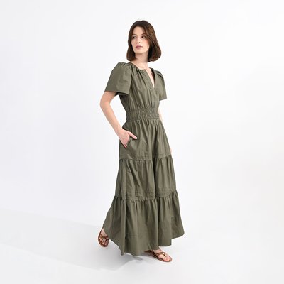 Cotton Tiered Maxi Dress MOLLY BRACKEN