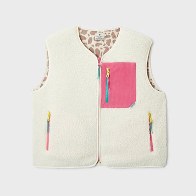 Veste sherpa zippée sans manches BILLYBELT
