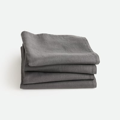 Set of 4 Victorine Best Quality Linen Napkins LA REDOUTE INTERIEURS