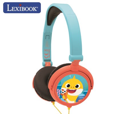 Casque stéréo filaire pliable pour enfants Baby Shark LEXIBOOK
