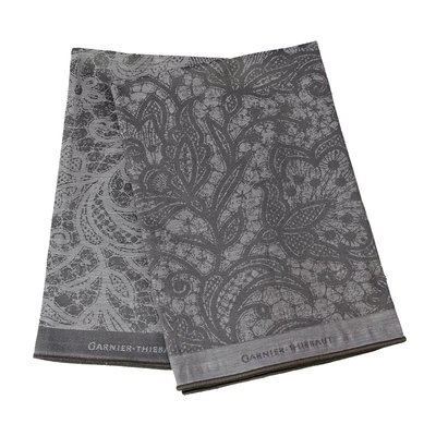 Lot de 2 mouchoirs pur coton Dentelles GARNIER THIEBAUT