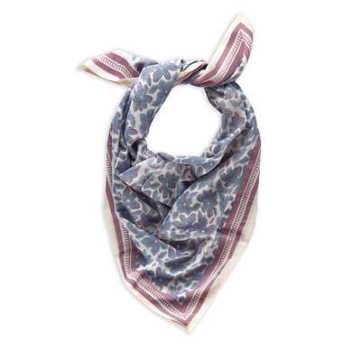 Grand Foulard en coton impriméMANOA BINDI ATELIER