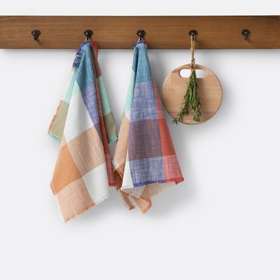 Lot de 2 torchons coton tissé-teint, Formia LA REDOUTE INTERIEURS