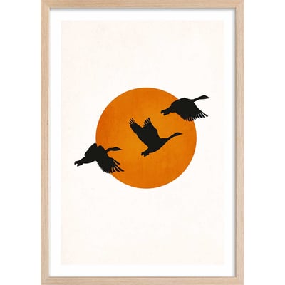 Affiche ""Retour des grues"" HEXOA