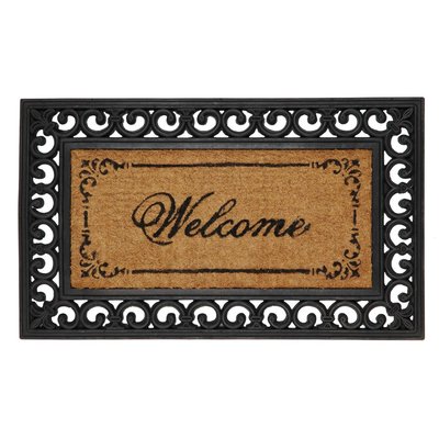 Paillasson Coco et Caoutchouc Welcome - 75x45cm WADIGA