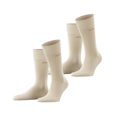 Chaussettes Basic Uni 2-Pack Coton (biologique) ESPRIT