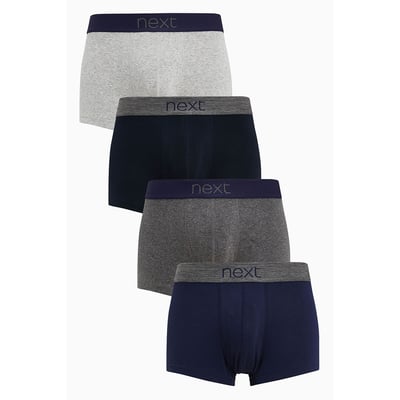 Boxers taille basse en pur coton, lot de 4 NEXT