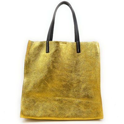 Sac à main en cuir italien SILVER OH MY BAG