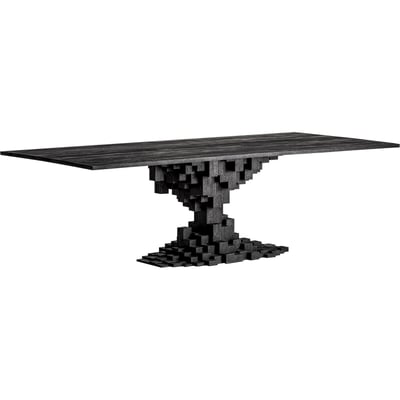Table à manger sculpturale en bois RECOLLECTION