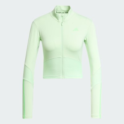 Haut zippé à côtes Hyperglam adidas Performance