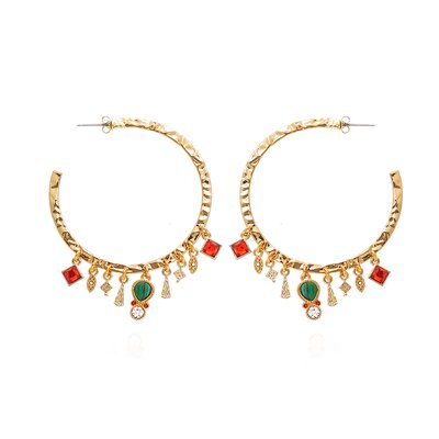 Boucles d'oreilles pendantes pour oreilles percées ABRIL HIPANEMA
