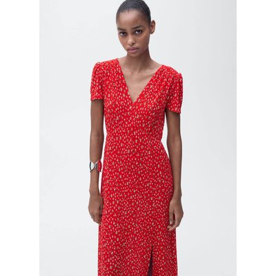 Robe midi fleurs MANGO