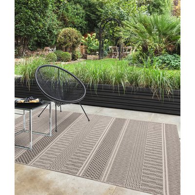 Stripe Patterned Indoor/Outdoor Rug SO'HOME