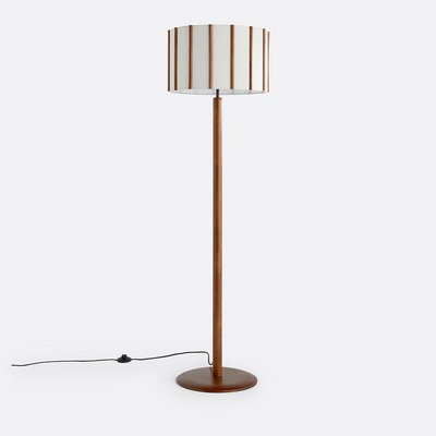 Lampadaire en hévéa et lin, Vintela LA REDOUTE INTERIEURS